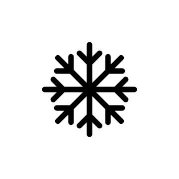 Snow icon vector. snowflake icon vector Stock Illustration