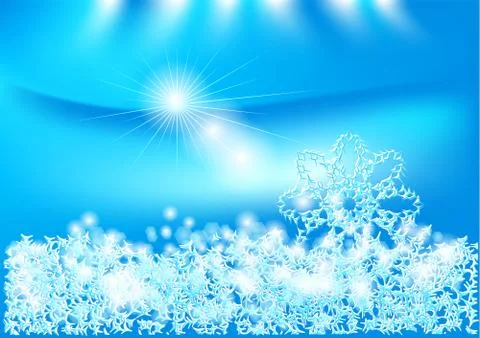 Snow Illustrazione stock