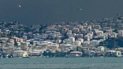 Snow in Istanbul Stock Footage 33623338