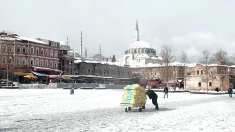 Snow in İstanbul Vidéo 148819054
