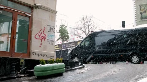 Snow in İstanbul Stock Footage 148828141