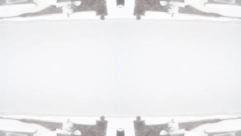 Snow It Goes 4 Abstract winter scene, based on real footage Stock Footage 257257140