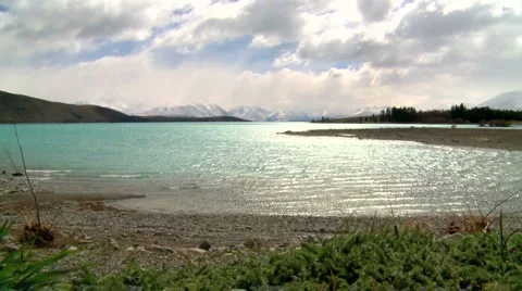 Snow lake Motion JPEG Stock Footage 907855