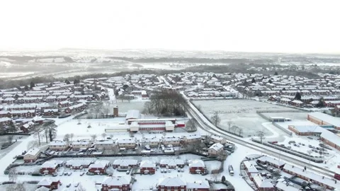 SNOW LANDSCAPE IN BRITAIN 2 스톡 동영상 159149885