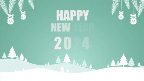 Snow Landscape New Year 스톡 동영상 260097766