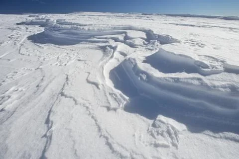 Snow landscape Stock Photos