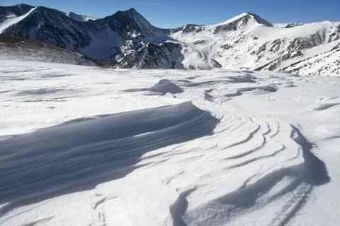 Snow landscape Stock Photos