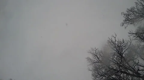 Snow onto the lens Stock Footage 34650966