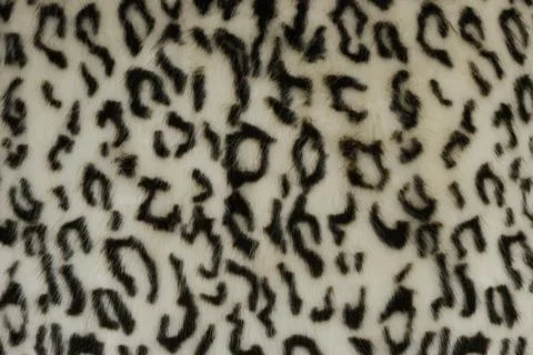 Snow leopard fake fur pattern fun fru big cat hair leopard spots skin Foto stock
