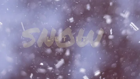 Snow let it be Stock Footage 99138544
