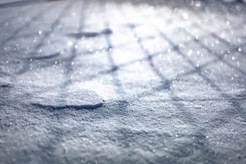 Snow with light and shadow pattern. Background. Wintertime 스톡 사진