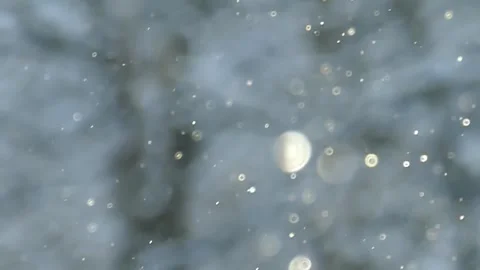 Snow in light Stock Footage 293141735