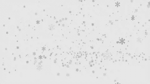 Snow Loop With Alpha Channel  Variant 01 Stock Footage 333030477
