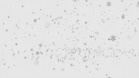 Snow Loop With Alpha Channel  Variant 03 Stock Footage 333030478