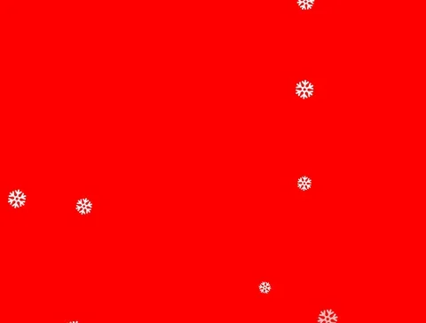 Snow loop BG red 02 Stock Footage 120699258