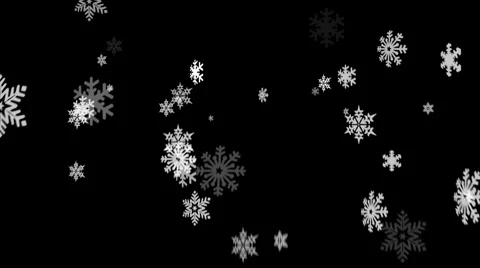 Snow loop seamless Stock Footage
