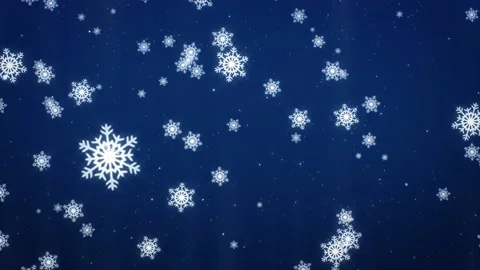 Snow Looped Blue Colour Background Video stock 238529633