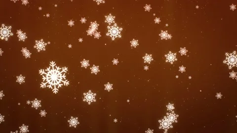 Snow Looped Orange Colour Background Video stock 238529853