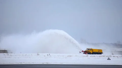 Snow machine. Stock Footage