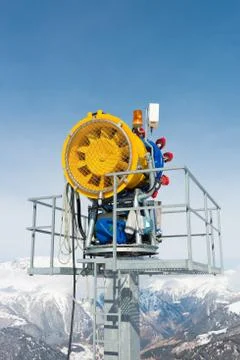 Snow machine Foto stock