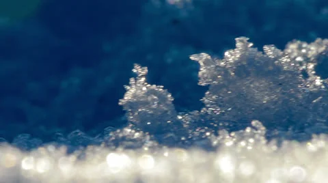 Snow macro Stock-Footage 24230065