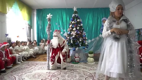 Snow Maiden on the Christmas tree. Stock Footage 256013250