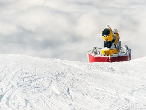 Snow maker Stock Photos