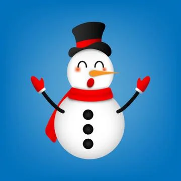 Snow man 2 Stock-Illustration