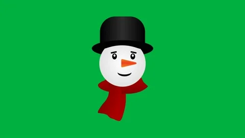 Snow man in angry mood Video stock 222939867