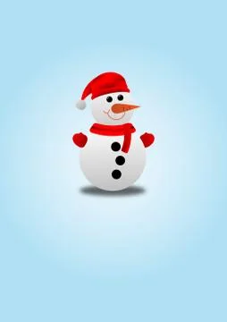 Snow man Stock-Illustration