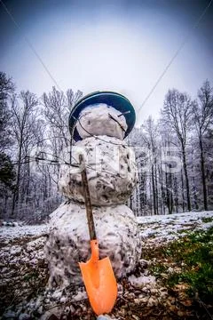 Snow man Stock Photos