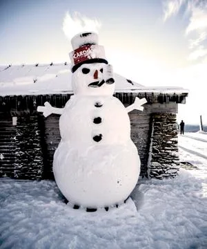 Snow Man Stock Photos