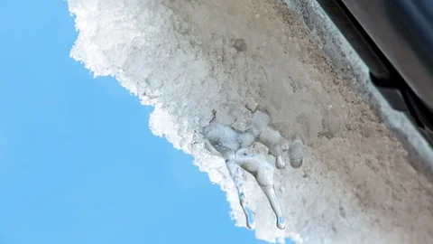Snow melting 3 Stock Footage 86550710