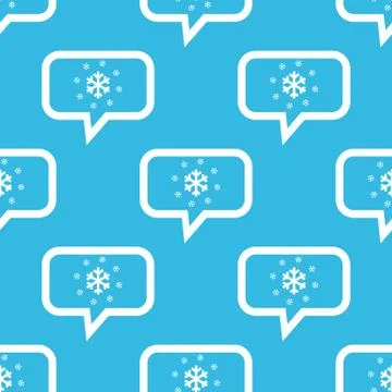 Snow message pattern Stock Illustration
