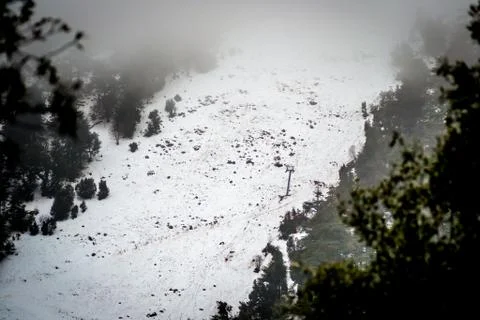 Snow on michlifen Stock Photos