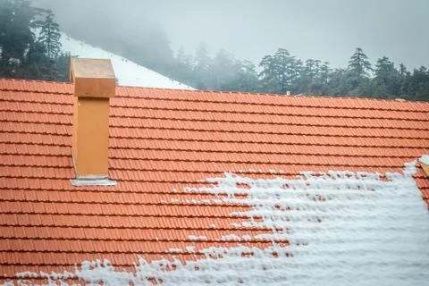 Snow on michlifen Stock Photos