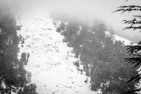 Snow on michlifen Stock Photos
