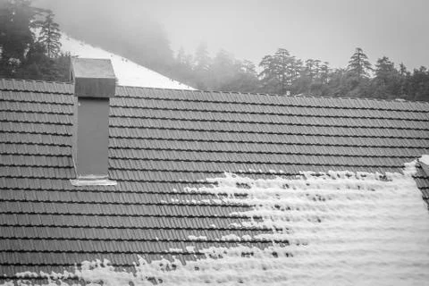 Snow on michlifen Stock Photos