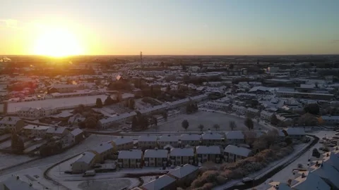 Snow morning Stock Footage 292013185