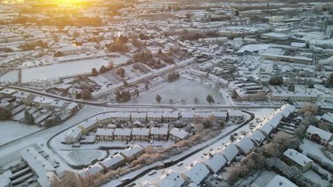 Snow morning Stock Footage 292013238