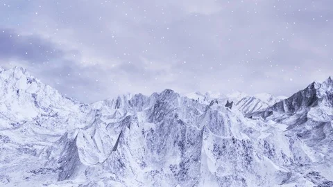 Snow Mountain Background Stock-Footage 123295336