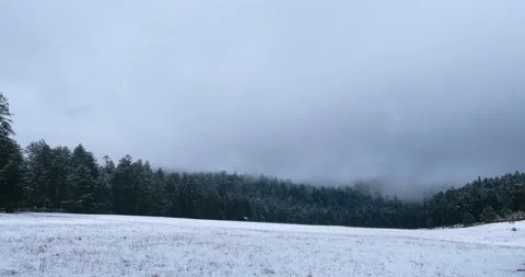 Snow mountain, cloudscape, daytime landscape (time-lapse) Stock Footage 132764757