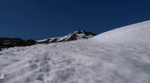 Snow mountain Stock Footage 35650338