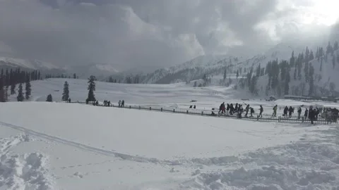 Snow Mountain Video stock 169362824