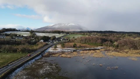 Snow in the mountain Stock Footage 292024608
