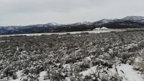 Snow on Mountain Pass 4k Stock Footage 86339408