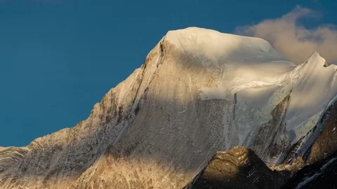 Snow Mountain Peak1 Stock Footage 83719738