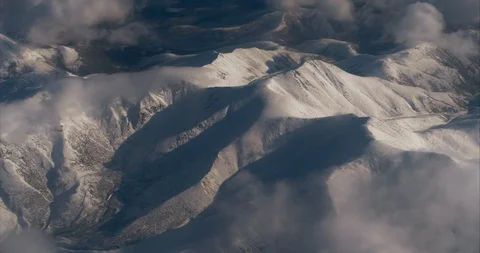Snow mountain peaks. Stock Footage 120030497