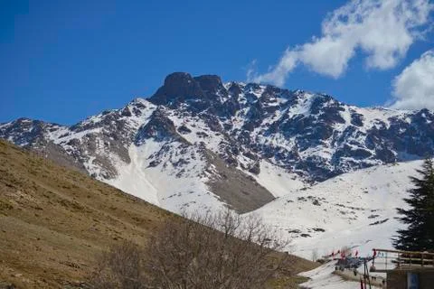 Snow mountain 写真素材