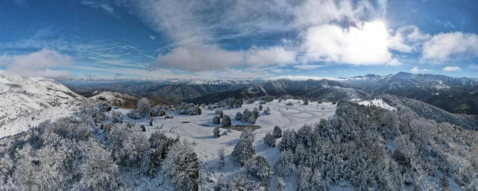 SNOW MOUNTAIN Stock Photos